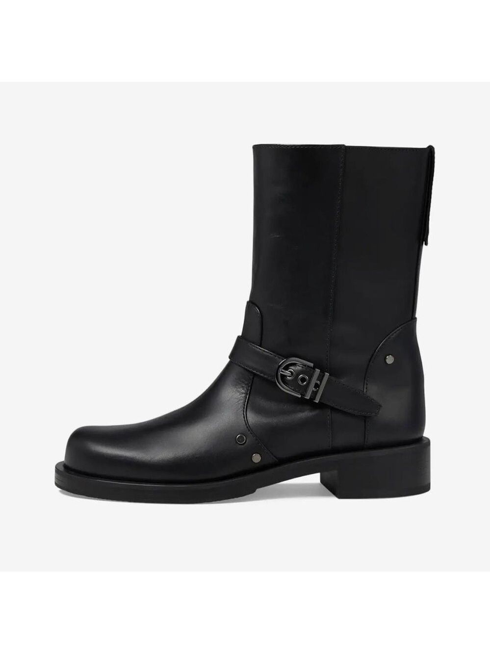Stuart Weitzman Maverick Pull On Moto Leather Booties - NWT